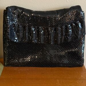 Chain Mail Bag, with Gold Shoulder Chain